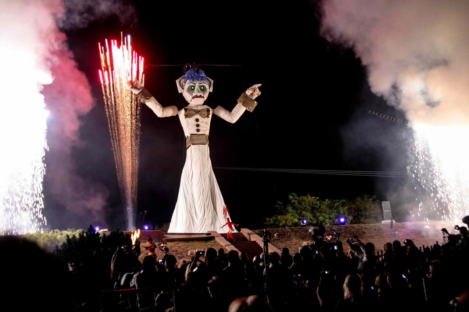 The Burning of the Zozobra at Santa Fé 2010 Klouth Stock Photography